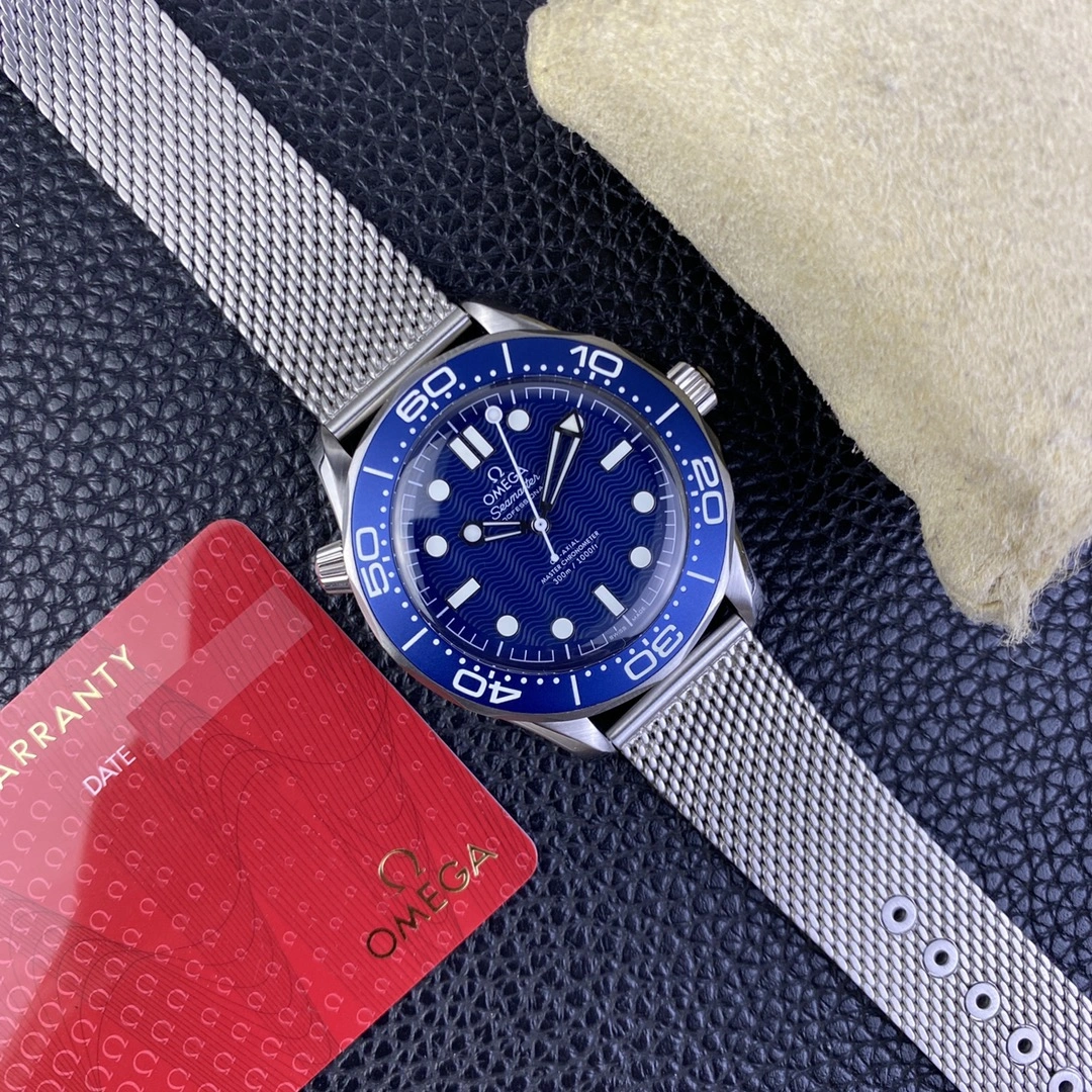 CBD Factory Omega Seamaster Diver 300M 42mm James Bond 60th Anniversary Mesh (210.30.42.20.03.002) 1:1 Super Clone – DD8806 Movement ModernLook 226
